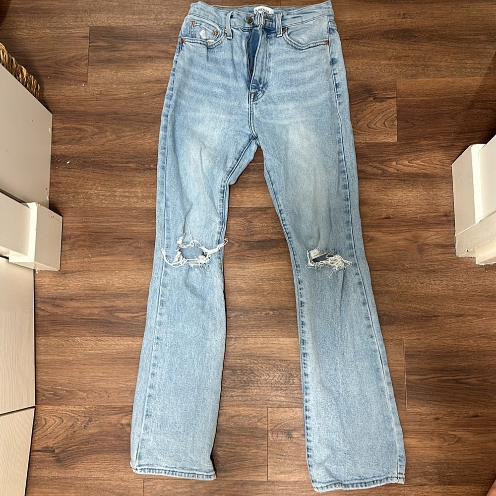 Dana High Rise Distressed Bootcut jeans - Picture 4 of 5